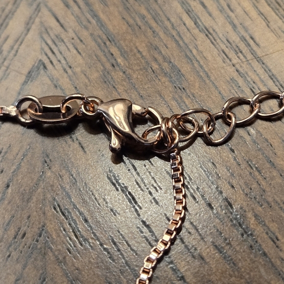 Long Opal Torch Pendant Necklace – 18K Gold Plated | Bold & Beautiful 16" + Ext - Picture 9 of 10